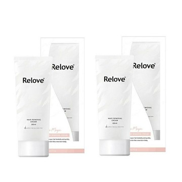 Relove｜瞬淨 Ku溜零毛髮霜｜【兩入優惠】零毛髮霜｜200ml｜附 專屬海綿
