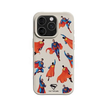 iPhone 16 Pro SolidX 貝殼灰 - Superman - Superman-飛行模式
