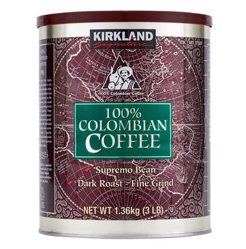 [COSCO代購6] Kirkland 哥倫比亞濾泡式咖啡 COLOMBIAN COFFEE 1.36KG _C373327