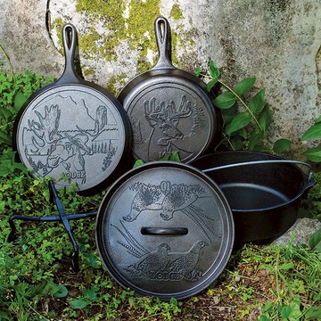 Wildlife 野生動物系列 鑄鐵露營鍋具五件組 (L5WLSETA) 單一規格