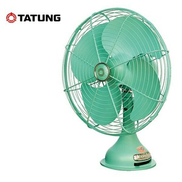 大同 14吋DC直流復古電風扇(電扇元祖) TF-D14DA-G 綠色 【APP 4%回饋】