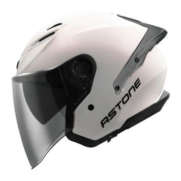 【2026年度新品】Astone DJ16 素色 變色白粉 3/4罩安全帽
