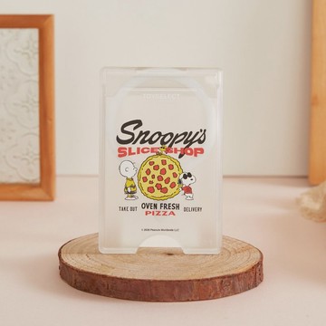 SNOOPY史努比新鮮披薩MagSafe磁吸卡片夾