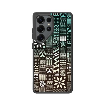 Galaxy S25 Ultra SolidSuit 黑 - 花生騷 WasangShow - 海人圖騰黑色款