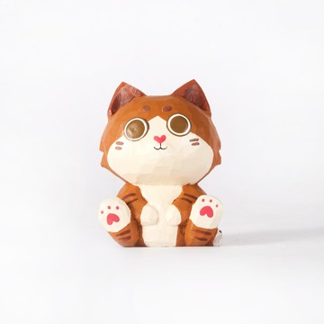 Kuri 貓 - 蘊含溫暖與愛意的木雕貓