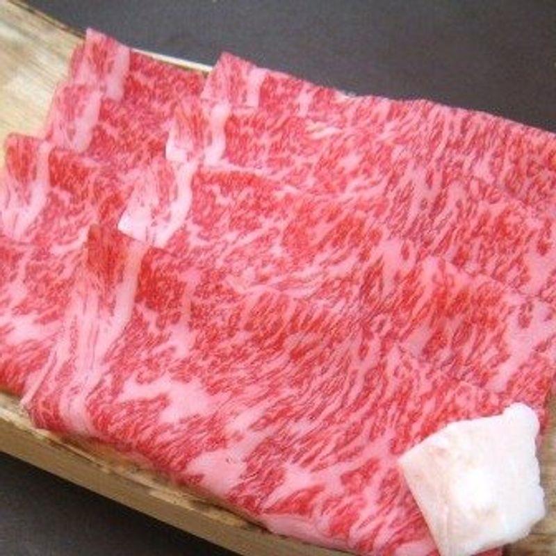 松阪牛 極上霜降りロース すき焼きしゃぶしゃぶ用 ７５０ｇ 桐化粧箱入り ギフト