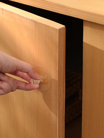 柜門拉手免打孔抽屜櫥柜門衣柜無痕強力門把手強力粘膠陽臺推拉門