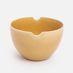 奧可利陶瓷麵碗15.8cm 黃