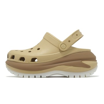 Crocs 洞洞鞋 洞洞鞋 Mega Crush Matte Clog 男女鞋 土黃 經典光輪花呢克駱格 厚底 卡駱馳 210749209