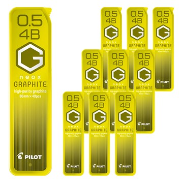 PILOT 百樂 超級G 4B鉛筆芯 0.5mm  HRF5G-20-4B  36支  10盒
