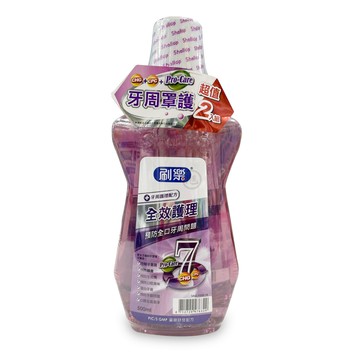 刷樂-漱口水500ml (清新/酷涼/綠茶/全效護理/鹽礦)買一送一優惠組 *小柚子*