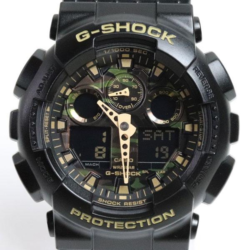 CASIO カシオ G-SHOCK GA-100CF-1A9JF クオーツ オールブラックモデル