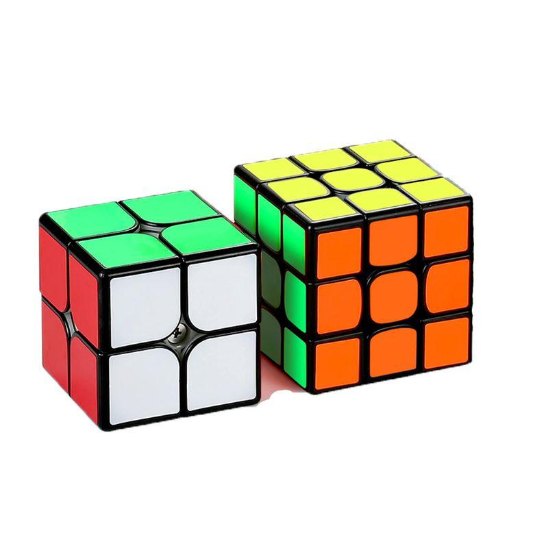 スピードキューブ ルービック ２個セット ３×３×３ 2×2×２ 知育玩具脳