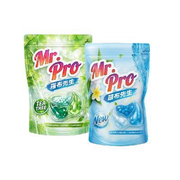 【 香氛清潔球】羅布先生洗衣膠囊(小蒼蘭洗衣膠囊*6袋+茶樹洗衣膠囊*6袋)