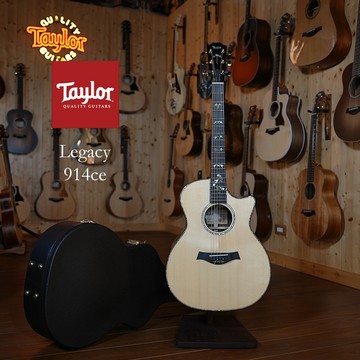 小叮噹的店 -Taylor 2025 Legacy 914ce 傳奇版 復刻版 Cindy鑲嵌圖騰 X-bracing