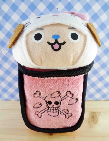 【震撼精品百貨】ONE PIECE&HELLO KITTY_聯名海賊王喬巴&凱蒂貓系列~手機袋A-KT帽