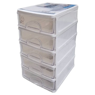 JUSKU 佳斯捷 簡約風收藏盒 8698-5  顏色隨機  5層