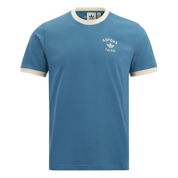 Adidas Tpe City Tee 男款 藍色 三葉草 台北 限定 珍珠奶茶 T恤 休閒 短袖 KS9243