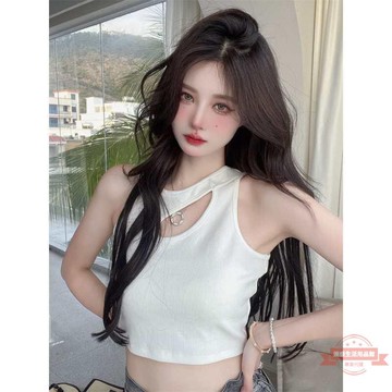 設計感小心機鏤空背心外穿夏季韓版炸街吊帶純欲風短款修身上衣女