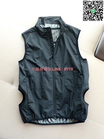 【卓越優選館】隔熱料側風扇口外貿出口空調服日本男士夏季降溫輕薄立領馬甲坎肩