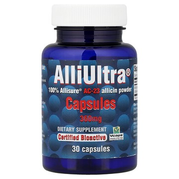Allimax, AlliUltra膠囊, 360毫克, 30 粒膠囊
