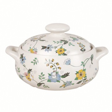 ONE TWO POT 萬土燒 嚕嚕米 MOOMIN 日式燉煮多功能湯鍋 花叢小湯鍋 3L  30cm  1個