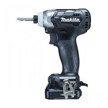 【MAKITA 牧田】12V鋰電無刷衝擊起子機-黑色-雙電2.0AH(TD111DSAEB)