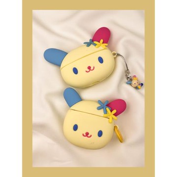 趣味可愛卡通花小兔airpods4保護套airpod3適用蘋果pro耳機軟殼二代無線藍牙第三代aipods2代airpodpro四代5