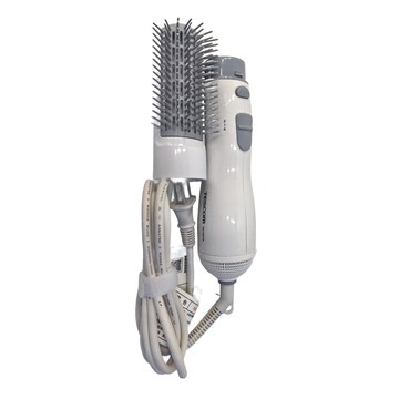 TESCOm 整髮吹風機 290g超輕量設計 寬板式順髮梳 負離子呵護  TIC192TW(W)  花漾白