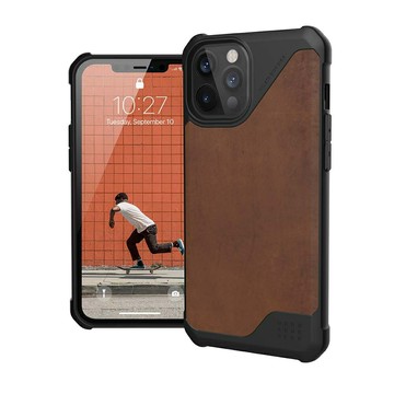 強強滾優選~UAG iPhone 12 Pro Max 耐衝擊保護殼-皮革款
