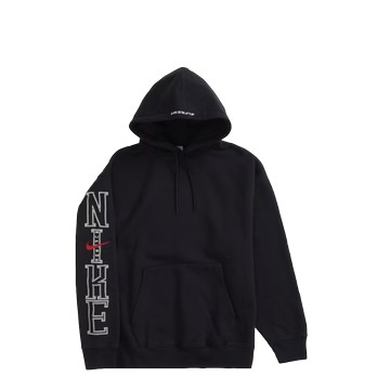 SUPREME NIKE HOODED SWEATSHIRT BLACK