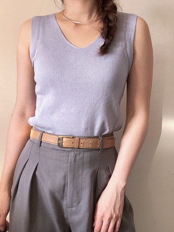 中古正品 Givenchy 紀梵希 幼腰帶 真皮腰帶 85cm