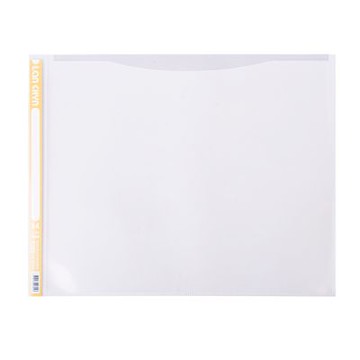 【連勤 LANCHYN】P.P橫式U型袋附邊條A4-12個入/包 配色出貨 LC-315U