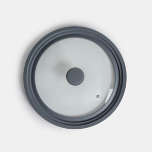 耐熱矽膠萬用玻璃蓋-灰28/30/32cm