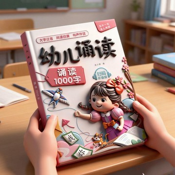 臺灣出貨🔥 幼小銜接趣味誦讀識韆字每日晨讀幼兒園繪本閱讀寶寶識字早敎書 UY5P