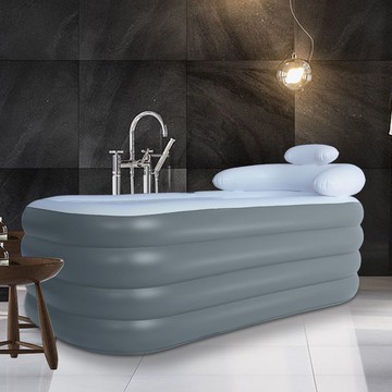 免運附發票 充氣泡澡桶  自動充氣浴缸成人家用洗澡盆折疊洗澡桶全身泡澡桶大人浴桶浴盆 最低價 快速出貨