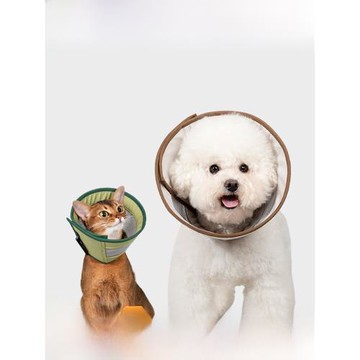 HiDREAM伊麗莎白圈狗狗貓防舔圈貓咪寵物狗頭套頭罩防咬網格透氣