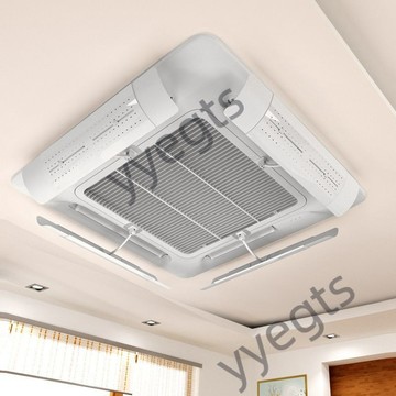 【臺灣暢銷】 【秒安裝】中央空調擋風板 防直吹 天花機 冷氣 出風口 擋板 吸頂機 通用 導風 冷氣 遮風板 7・3