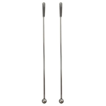 kitchen U 不鏽鋼攪拌棒  銀色  2支