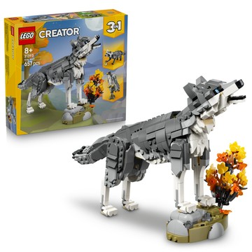 【LEGO樂高】創意百變系列3合1 31393 森林動物：灰狼(蝦皮獨家品)