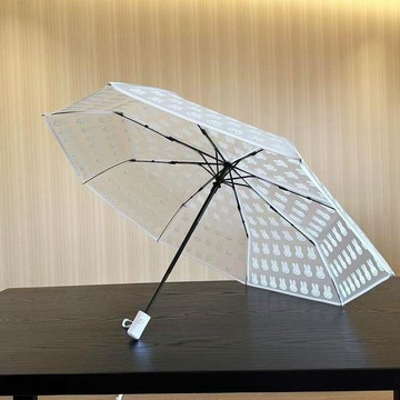 ❤️在臺好貨❤️米菲 磨砂 晴雨兩用 清新 透明 雨傘 可愛 學生 全自動 便攜 兒童 卡通 摺疊