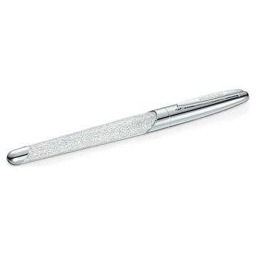 Crystalline Nova Rollerball Pen, 銀色, 鍍鉻