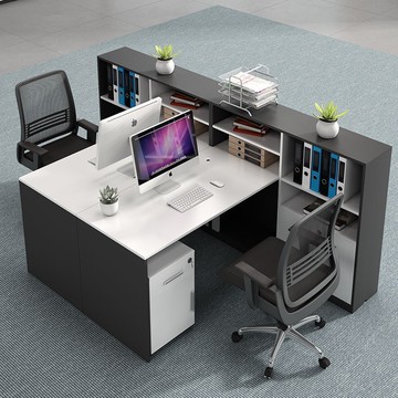 免運 可開發票 電腦桌 辦公桌  辦公桌員工工位面對面雙人辦公桌清倉教師雙人辦公桌公室高檔辦公 快速出貨