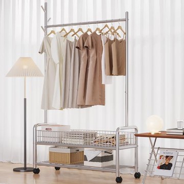簡易晾衣架落地家用臥室折疊掛衣架室內陽臺單桿式折疊曬衣服架子