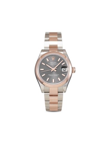 Rolex - 2023 unworn Datejust 31mm - unisex - Sapphire Crystal/Rose Gold/stainless steel - One Size - Grey