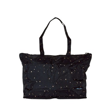 【HAPI+TAS】日本原廠授權 摺疊托特包- 星空黑