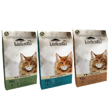 紐西蘭Livin Wild野宴-全齡貓無榖配方 4磅/1.81公斤(買二件送寵喵樂-貓草玩具1個隨機)