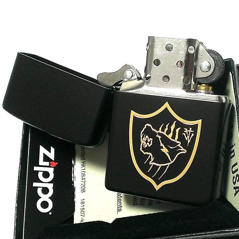 ZIPPO ライター バイオハザード VILLAGE ジッポ ハウンドウルフ隊 マットブラック ヴィレッジ 金差し エッチング彫刻 かっこいい |  LINEブランドカタログ