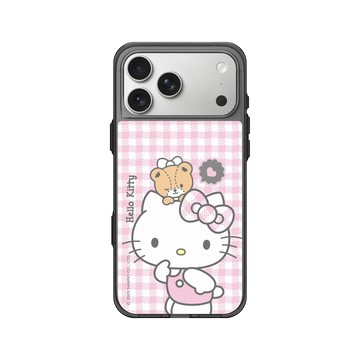 iPhone 17 Pro Max Clear (相機按鈕) 酷墨灰 - 三麗鷗-Hello Kitty - Hello Kitty & Tiny Chum