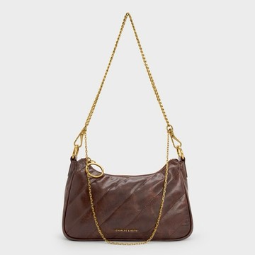 【CHARLES & KEITH】Philomena 肩背鍊條包｜秋冬新品｜陪伴你每個重要時刻｜通勤約會兩用｜生日禮物｜快速出貨｜小CK